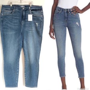 Good American NWT Good Legs Crop Skinny Jeans, 22
